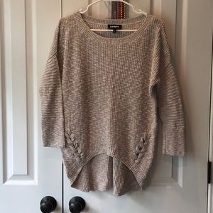 EXPRESS TUNIC KNITTED 3/4 SLEEVE SWEATER
